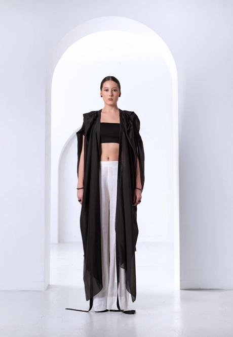 Блуза-кимоно длинная - фото 1