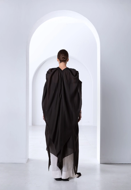 Блуза-кимоно длинная - фото 3