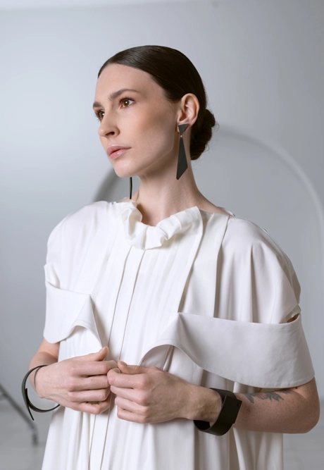 Платье с мини-крыльями - фото 2